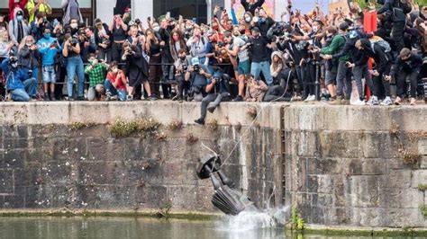 Edward Colston Statue On Display In Bristol Exhibition BBC News