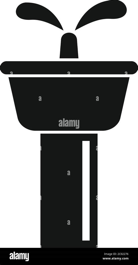 Drinking Fountain Icon Simple Illustration Of Drinking Fountain Vector