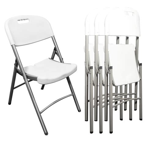 Vwd Steel Indoor Folding Chair White Set Of Walmart