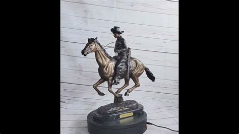 Trooper Of The Plains By Frederic Remington Bronze Statue Sculpture Western 17 X 19 57811