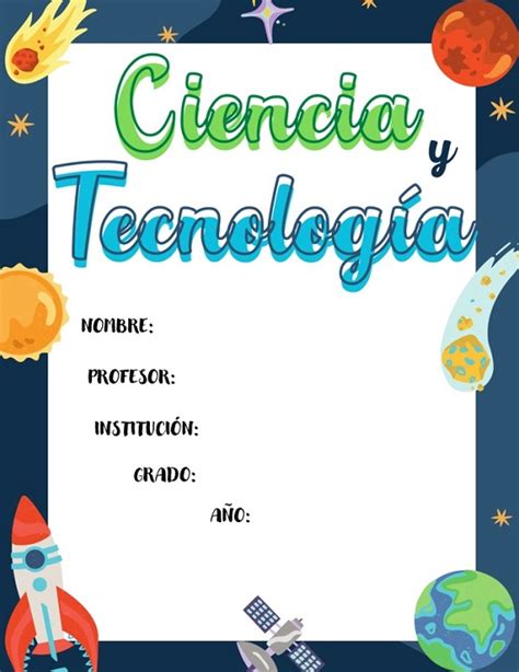 Ll Car Tula Ciencia Y Tecnologia Secundaria Word