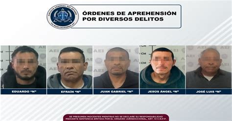 Por Abuso Sexual Robo Con Violencia Y Violencia Familiar Fge Aprehende A 5 Sujetos Uniradio