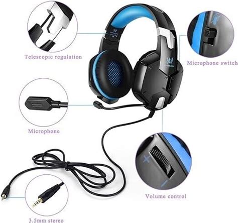 Kotion Each G Gaming Headset For Ps Professional Mm Pc Stereo