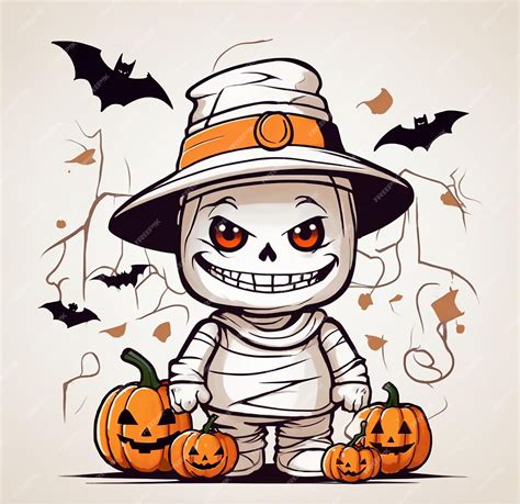 Premium Vector Cute Halloween Mummy