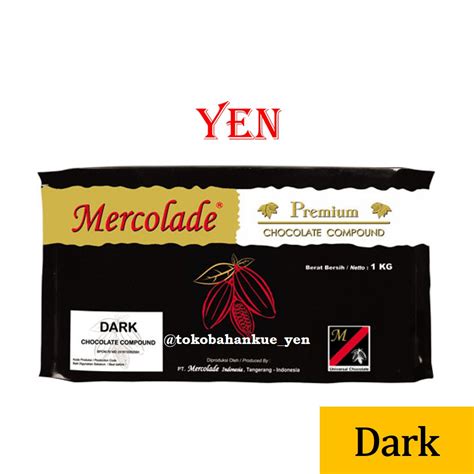 Jual Mercolade Premium Dark Chocolate Compound Dcc Coklat Batang