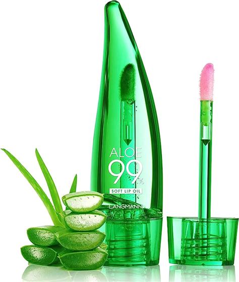 Aloe Vera Lip Oil Hydrating Lip Glow Lip Tint Day Night Lip Care