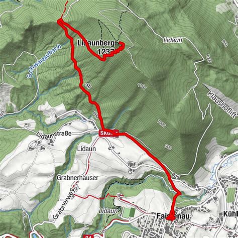 Alte Post Faistenau Lidaunberg Krämerwirt BERGFEX Wanderung