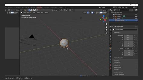 Blender Object Visibility On And Off Animation Youtube