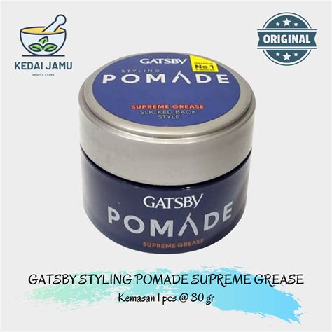 Jual GATSBY POMADE SUPREME 30 GR Shopee Indonesia