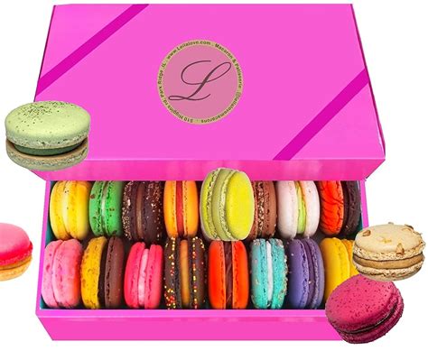 Leilalove Macarons Macarons estilo París 15 colecciones con 10 sabores