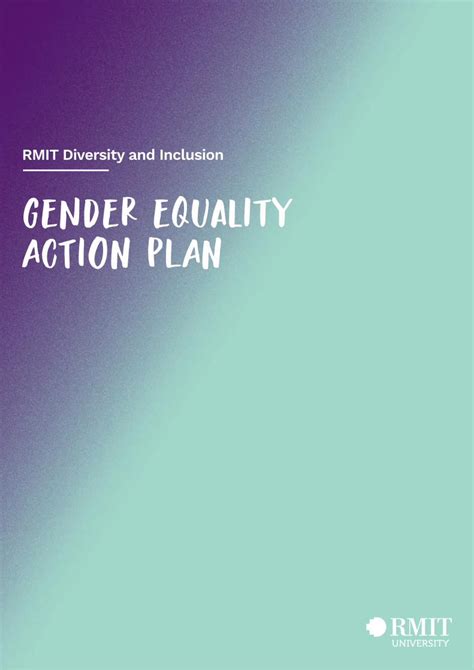 Pdf Rmit Diversity And Inclusion Gender Equality Action Plan