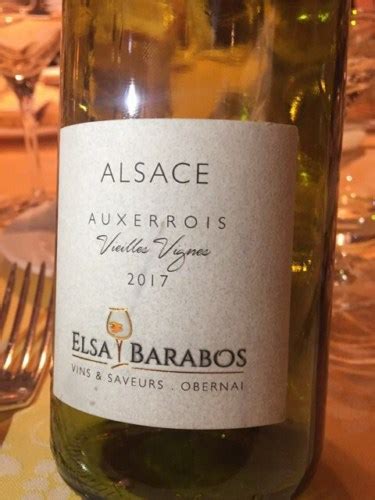 Elsa Barabos Vieilles Vignes Auxerrois Vivino