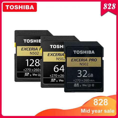 Toshiba Sd Card Gb Sdhc U Gb Gb Sdxc V Uhs Ii Memory Cards