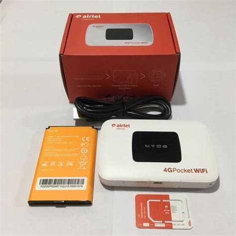 Airtel 4g Lte Internet Pocket Mobile Wifi Router With 30gig Bonus Data