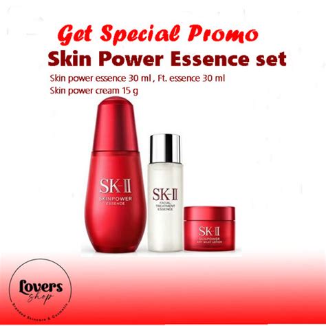 Promo Sk Ii Sk Skii Sk Ii Skin Power Essence Set Skinpower Cream