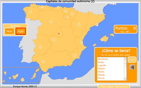 Mapas Interactivos Didactalia Comunidades Autonomas Blog