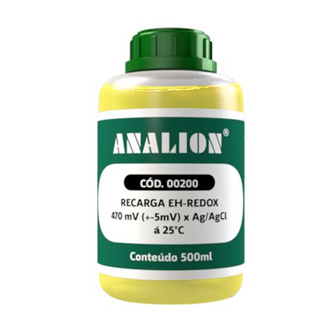 Solução para Recarga EH REDOX 470 mV 5mV x Ag AgCl 500 mL