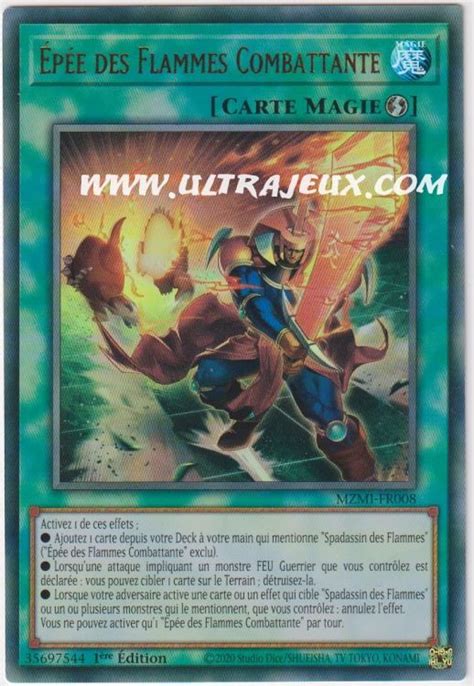 Carte Yu Gi Oh Ep E Des Flammes Combattantes Mzmi Fr