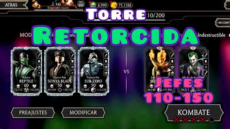 Torre Retorcida Jefes Mortal Kombat Mobile Youtube