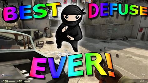 CS GO BEST Ninja Defuse EVER YouTube