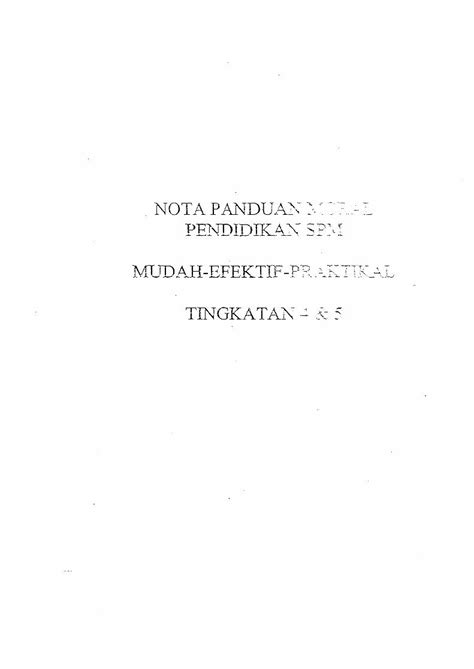 Pdf Nota Pendidikan Moral Tingkatan 4and5 Pdfslide