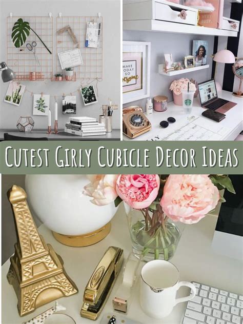 Cutest Girly Cubicle Decor Ideas Pink Pop Design