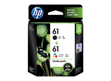 HP 61 2 Pack Black Tri Color Original Ink Cartridges HP Store Australia