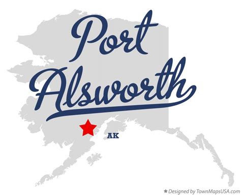 Map of Port Alsworth, AK, Alaska