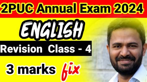 Nd Puc English Grammar For Annual Exam Important Questions For