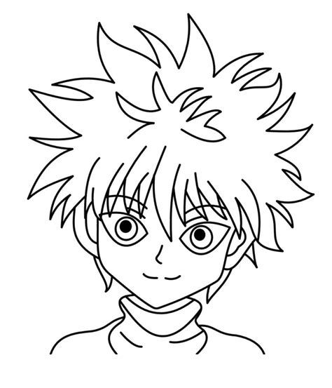 Killua Ausmalbilder Coloriages Hxh Malvorlagen Coloriage Gon Ausmalen Sheets Kirua Kurapika