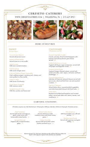 Banquet Catering Menu Design Template By Musthavemenus Artofit