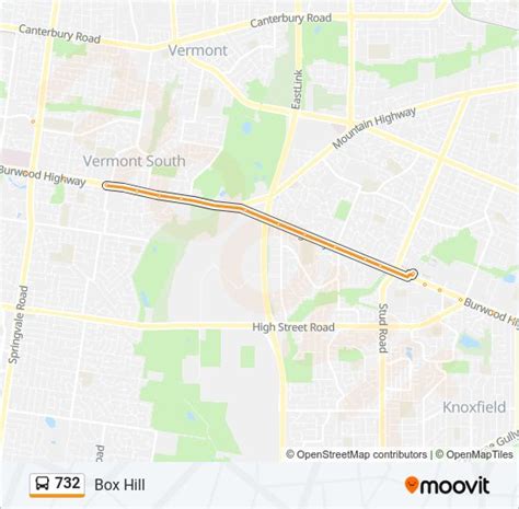 732 Route Schedules Stops Maps Box Hill Updated