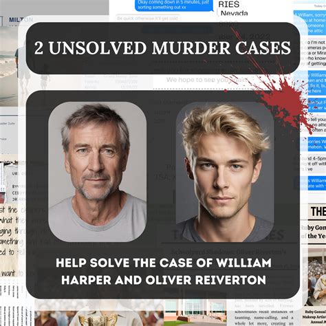 Printable Murder Mystery Cold Case File 2 Pack Murder Mystery Digital Download Detective True