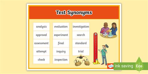 Test Synonyms Word Mat Teacher Made Twinkl