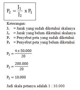 Cara Menghitung Skala Peta Dengan Garis Lintang Satu Manfaat