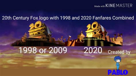 20th Century Fox With 1998 And 2020 Fanfares Combined 1st 60fps Video