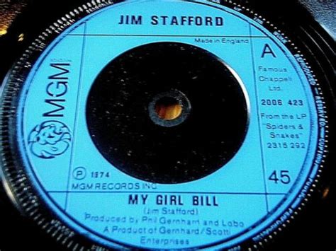 Jim Stafford My Girl Bill 7 Vinyl Ebay