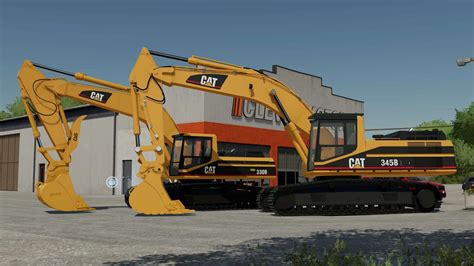 LS 22 Cat L B Series Excavator Pack V1 0 0 0 Farming Simulator 2025