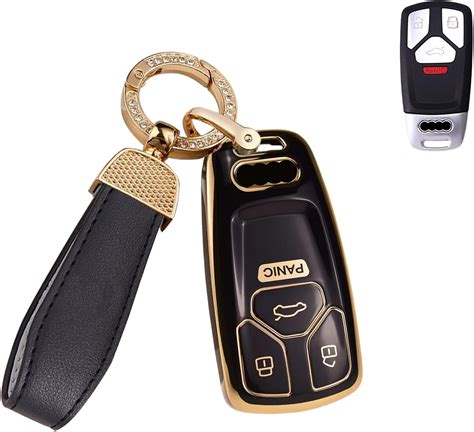 Amazon Sanrily Golden Edge Smart Key Fob Cover For Audi A Q Q