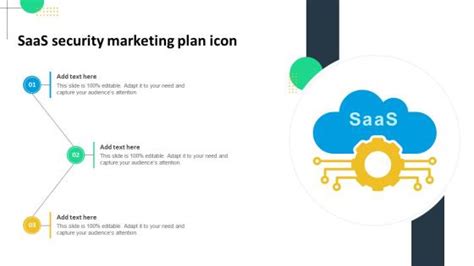 Saas Security Marketing Plan Icon Powerpoint Presentation And Slides