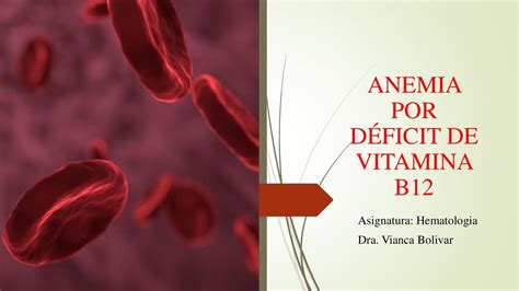 Anemia Por D Ficit De Vitamina B Leyliane Maciel Da Silva Udocz