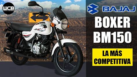 Bajaj Boxer Bm La Moto De Trabajo M S Conveniente Rese A