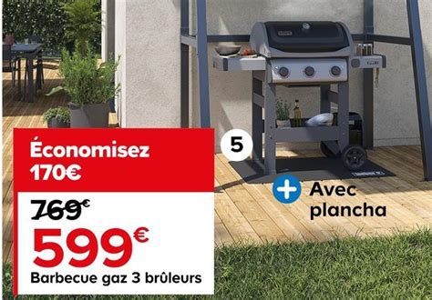 Promo Weber Barbecue Gaz Spirit Ii E Chez Castorama