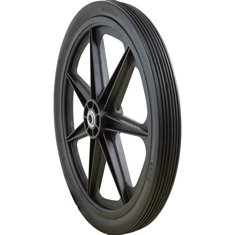 Marathon Tires Flat Free Tire On Plastic Spoke Rim In Bore X