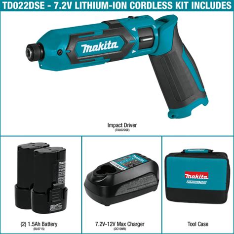 Makita Td Dse Hex Impact Driver Cordless Lithium Ion