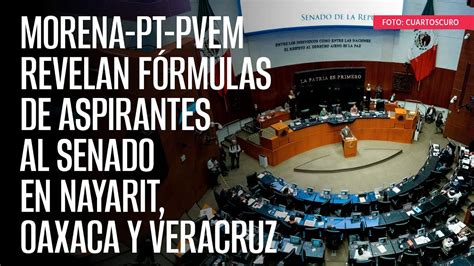 Morena Pt Pvem Revelan F Rmulas De Aspirantes Al Senado En Nayarit