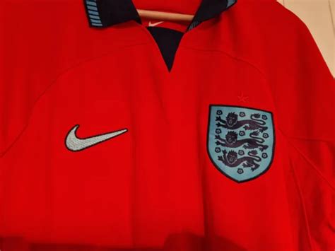 England Away Football Shirt World Cup Xl