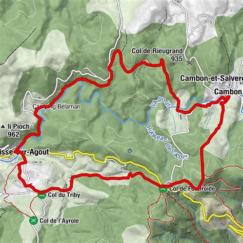 RANDONNEE DE LA HAUTE VALLEE DE L AGOUT BERGFEX Wanderung Tour