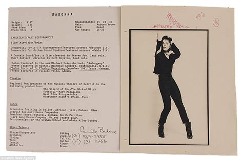 Madonna Memorabilia Goes Under The Hammer Daily Mail Online