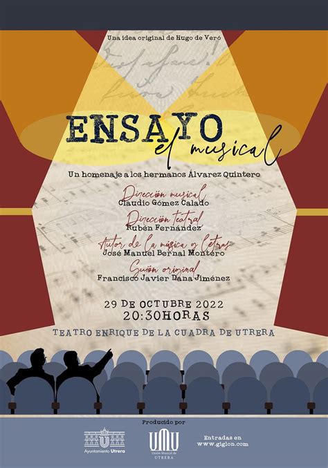 TEATRO UTRERA ENSAYO UN HOMENAJE MUSICAL A LOS HNOS ÁLVAREZ